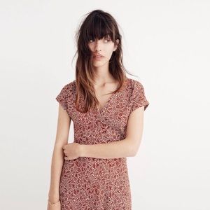 Madewell Woodblock Floral Maxi Dress